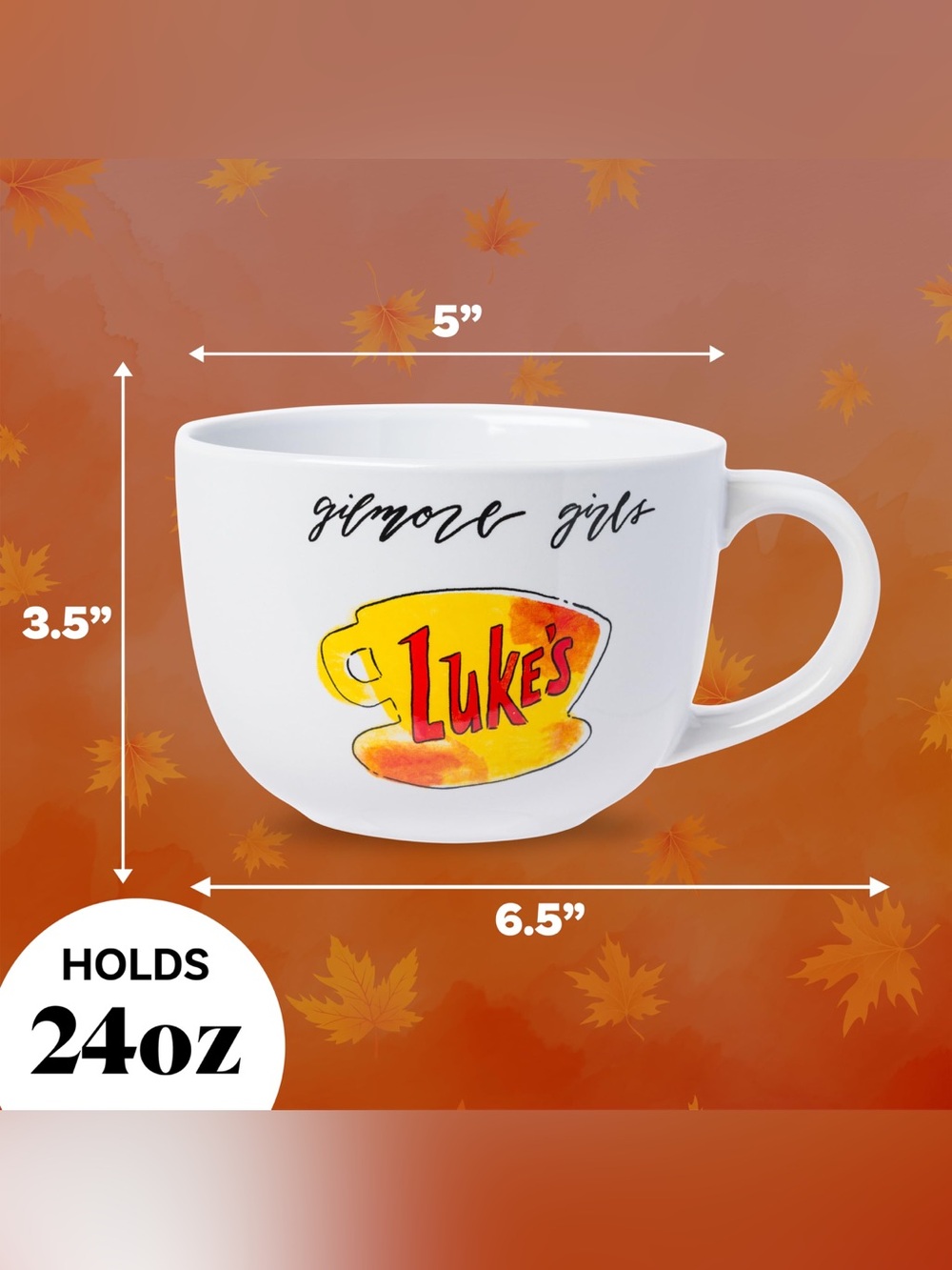 NEW - Silver Buffalo Gilmore Girls Ceramic Soup Mug - Picture 6 of 7